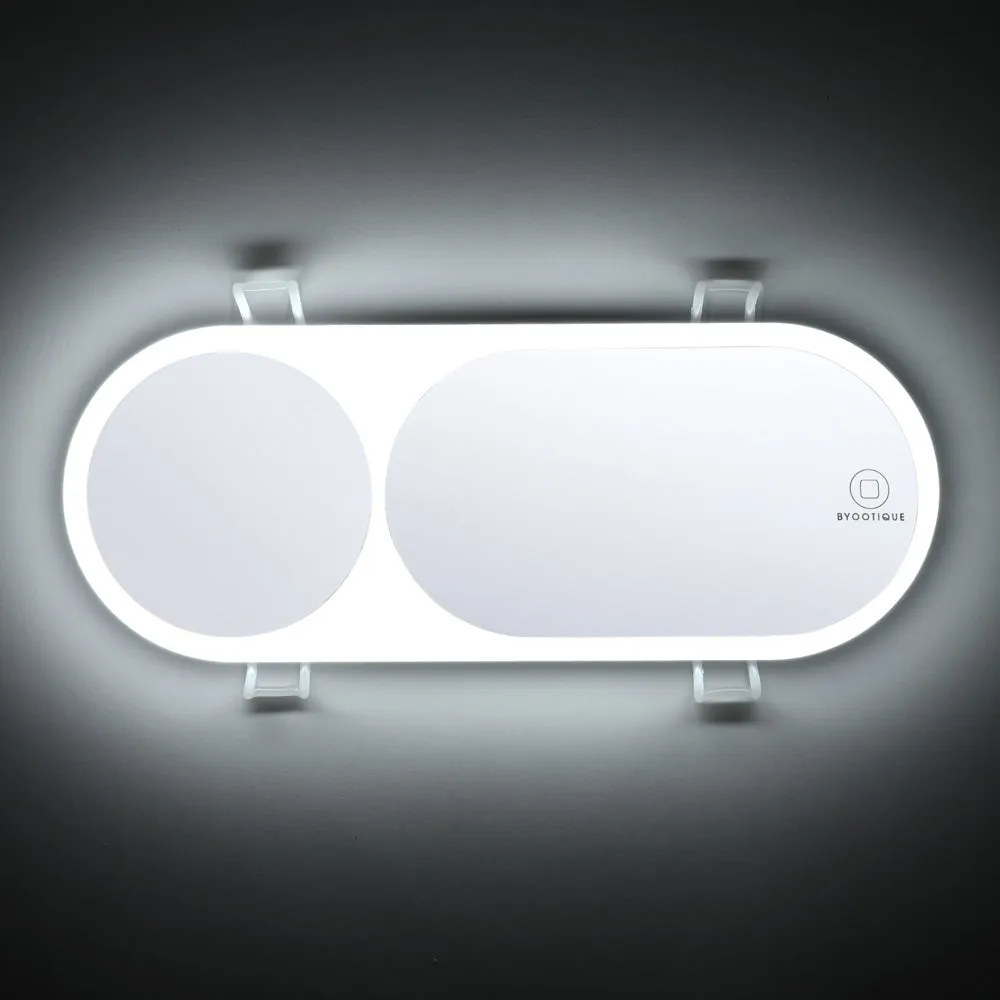Byootique Rechargeable Car Vanity Mirror with Light