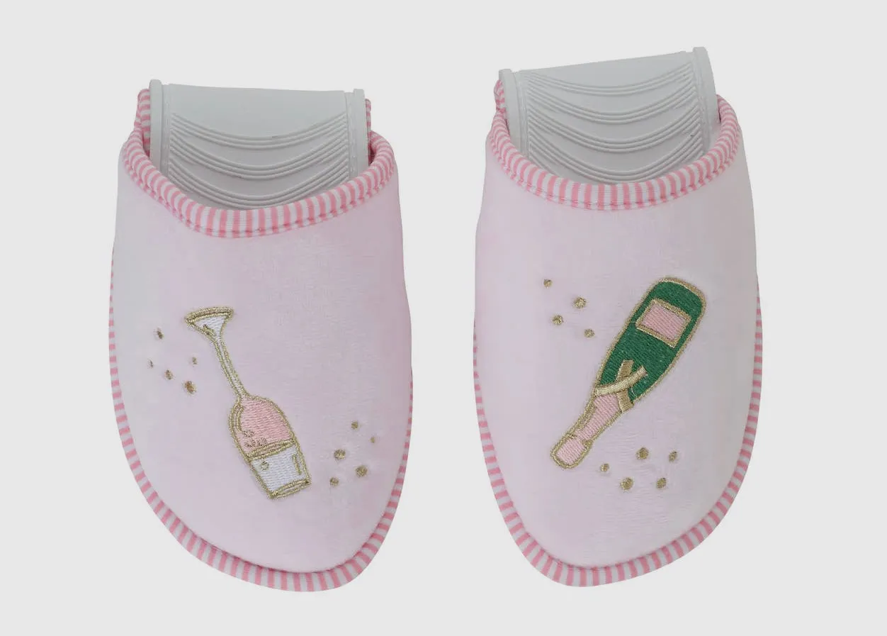 Champagne Travel Slippers