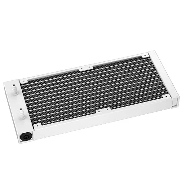 DeepCool LS520 WH 240mm Premium CPU Liquid Cooler with 2X FC120MM ARGB PWM Fans - White