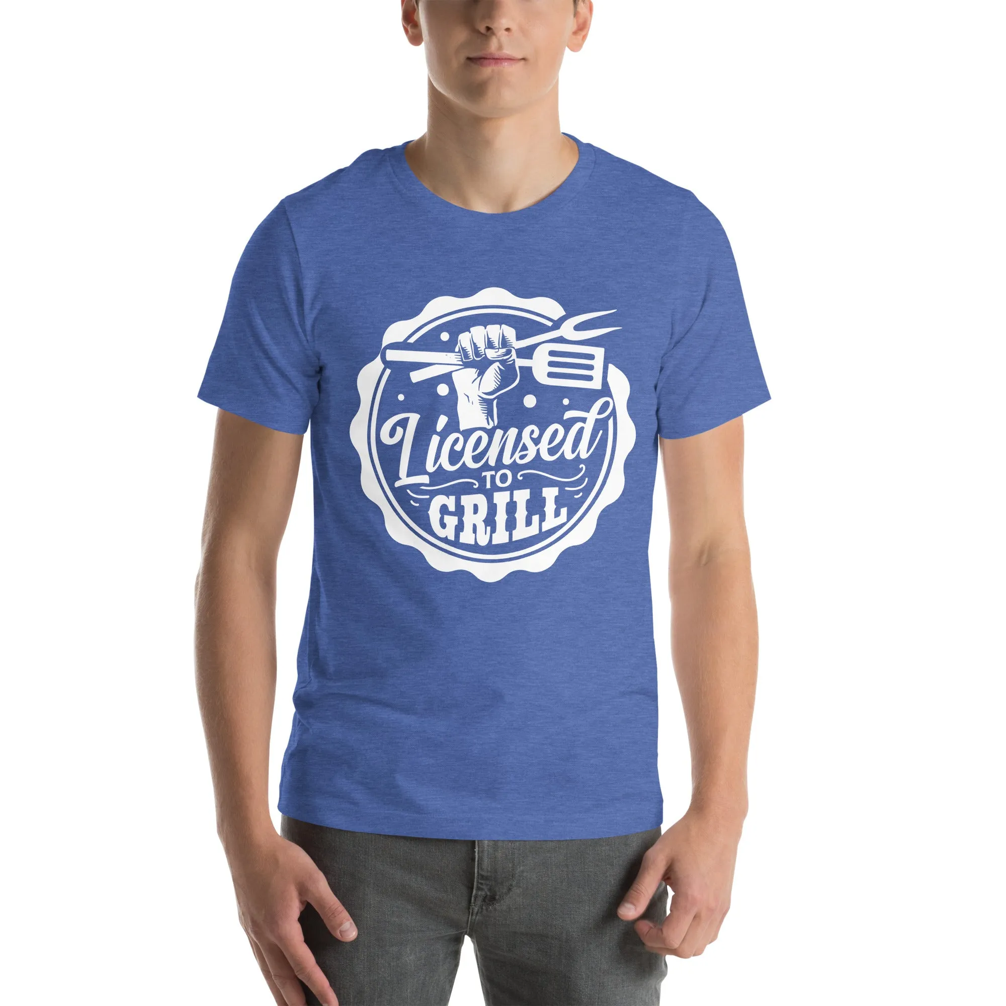 Licensed to Grill BBQ T-shirt – Comfortable & Stylish Tee for Grill Lovers