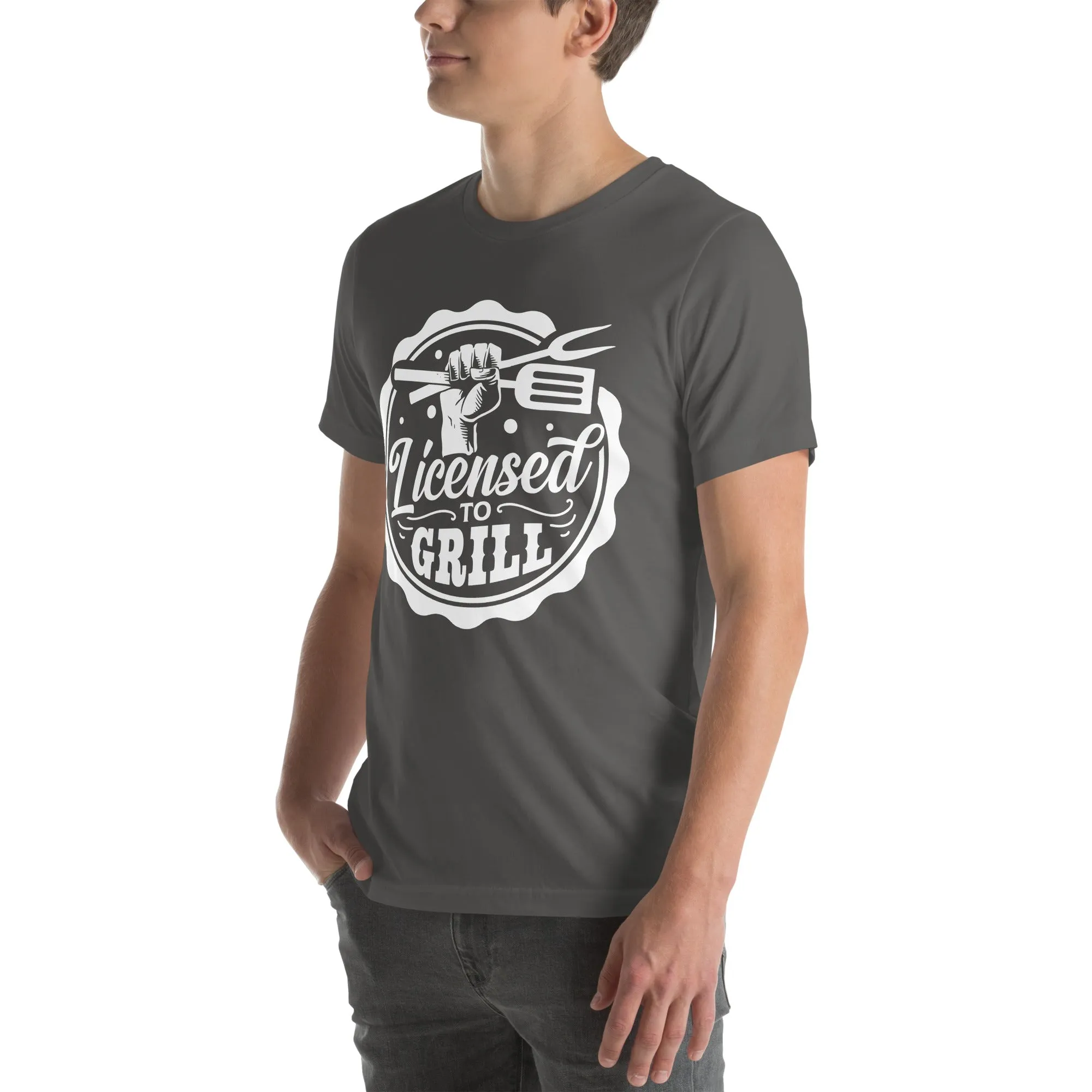 Licensed to Grill BBQ T-shirt – Comfortable & Stylish Tee for Grill Lovers