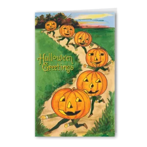 "Jack O'lantern Parade " Greeting Card