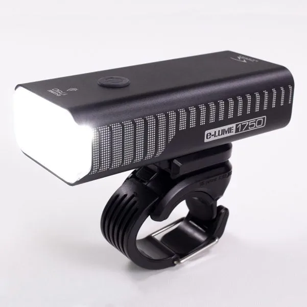 Serfas E-Lume 1750 Lumens Headlight USB rechargeable Super Bright -Live4Bikes