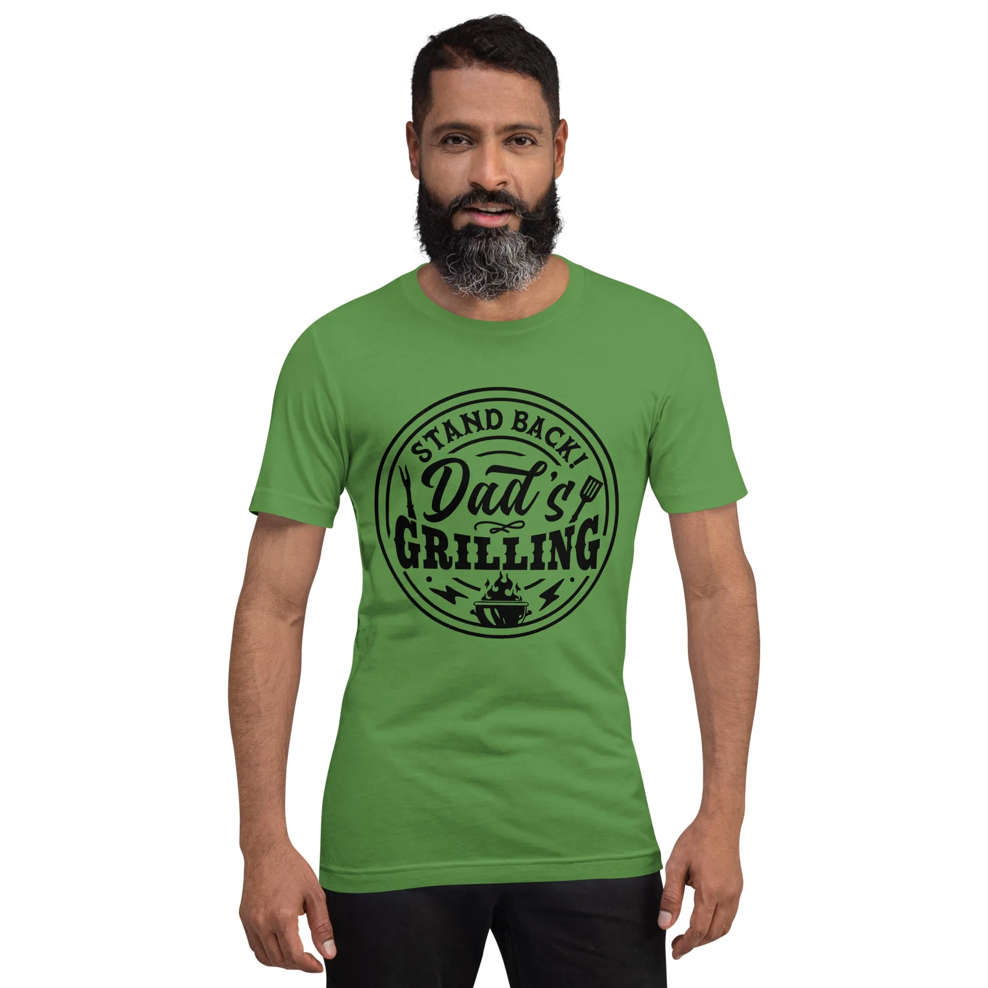 Stand Back, Dad’s Grilling T-Shirt – Funny BBQ Grill Master Tee