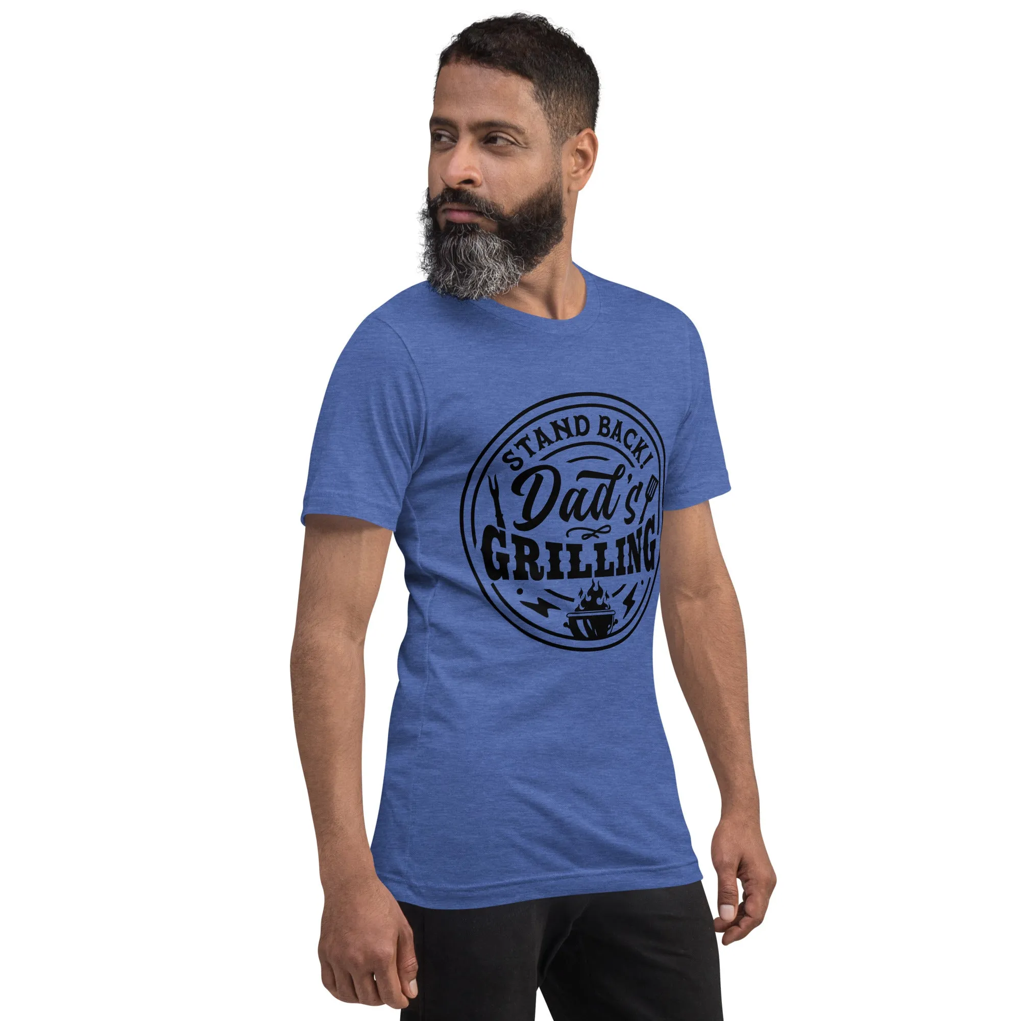 Stand Back, Dad’s Grilling T-Shirt – Funny BBQ Grill Master Tee