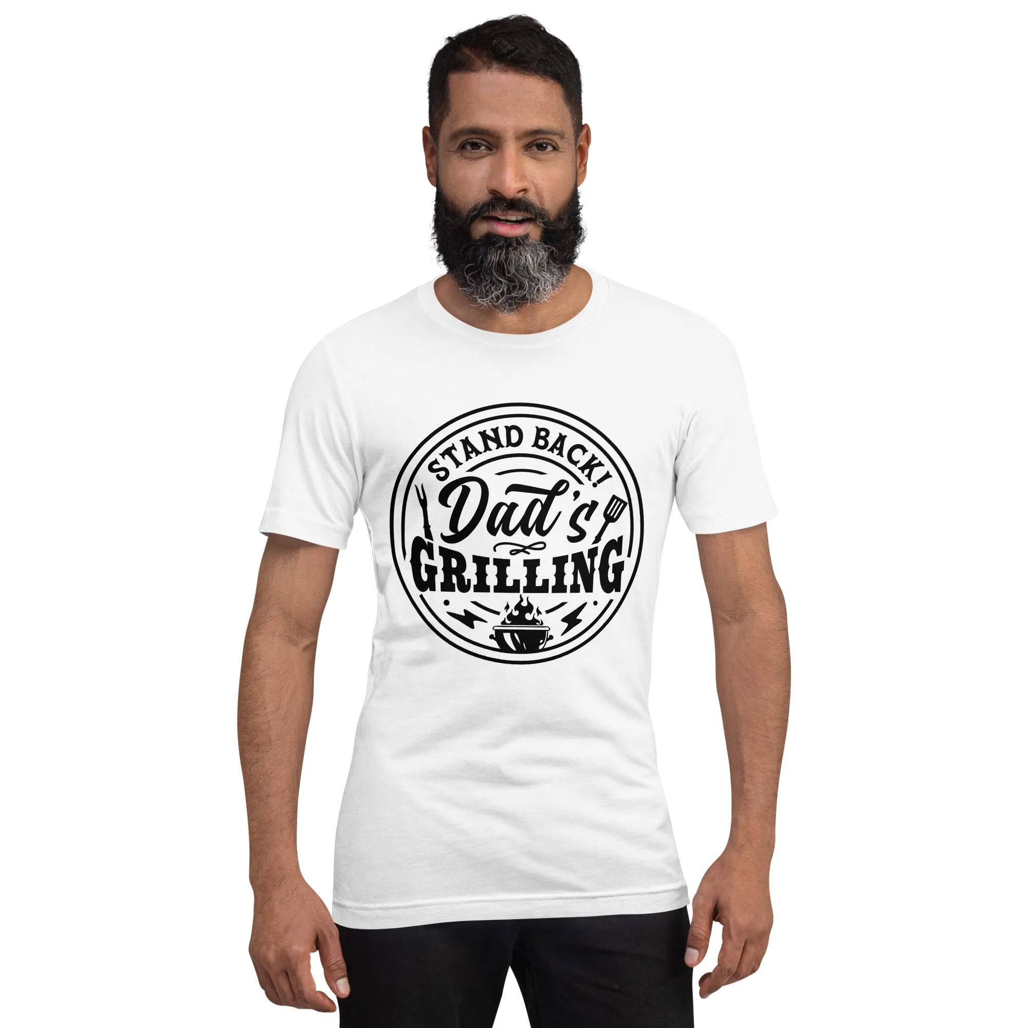 Stand Back, Dad’s Grilling T-Shirt – Funny BBQ Grill Master Tee