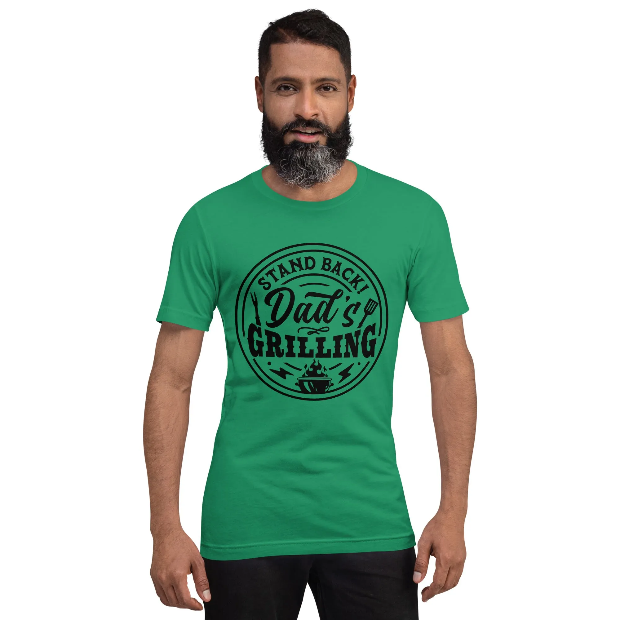 Stand Back, Dad’s Grilling T-Shirt – Funny BBQ Grill Master Tee