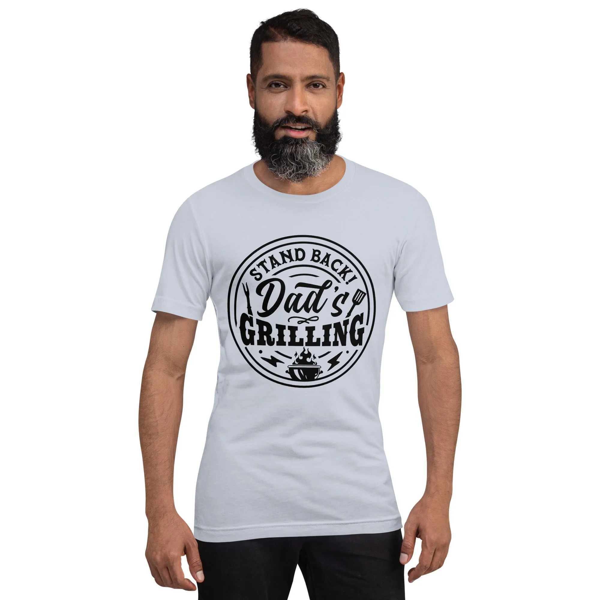 Stand Back, Dad’s Grilling T-Shirt – Funny BBQ Grill Master Tee
