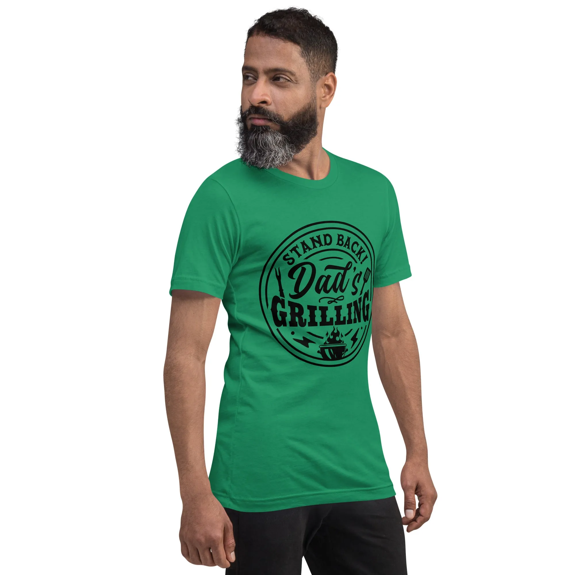 Stand Back, Dad’s Grilling T-Shirt – Funny BBQ Grill Master Tee