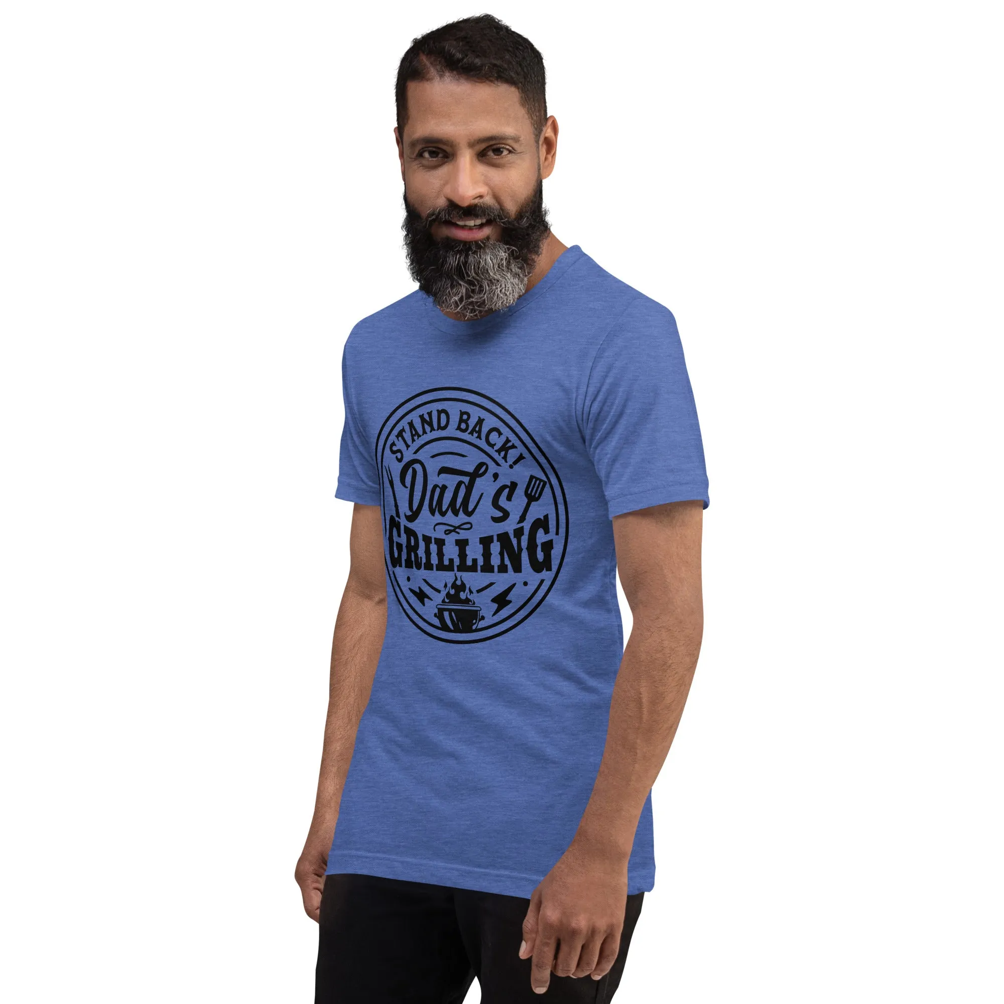 Stand Back, Dad’s Grilling T-Shirt – Funny BBQ Grill Master Tee