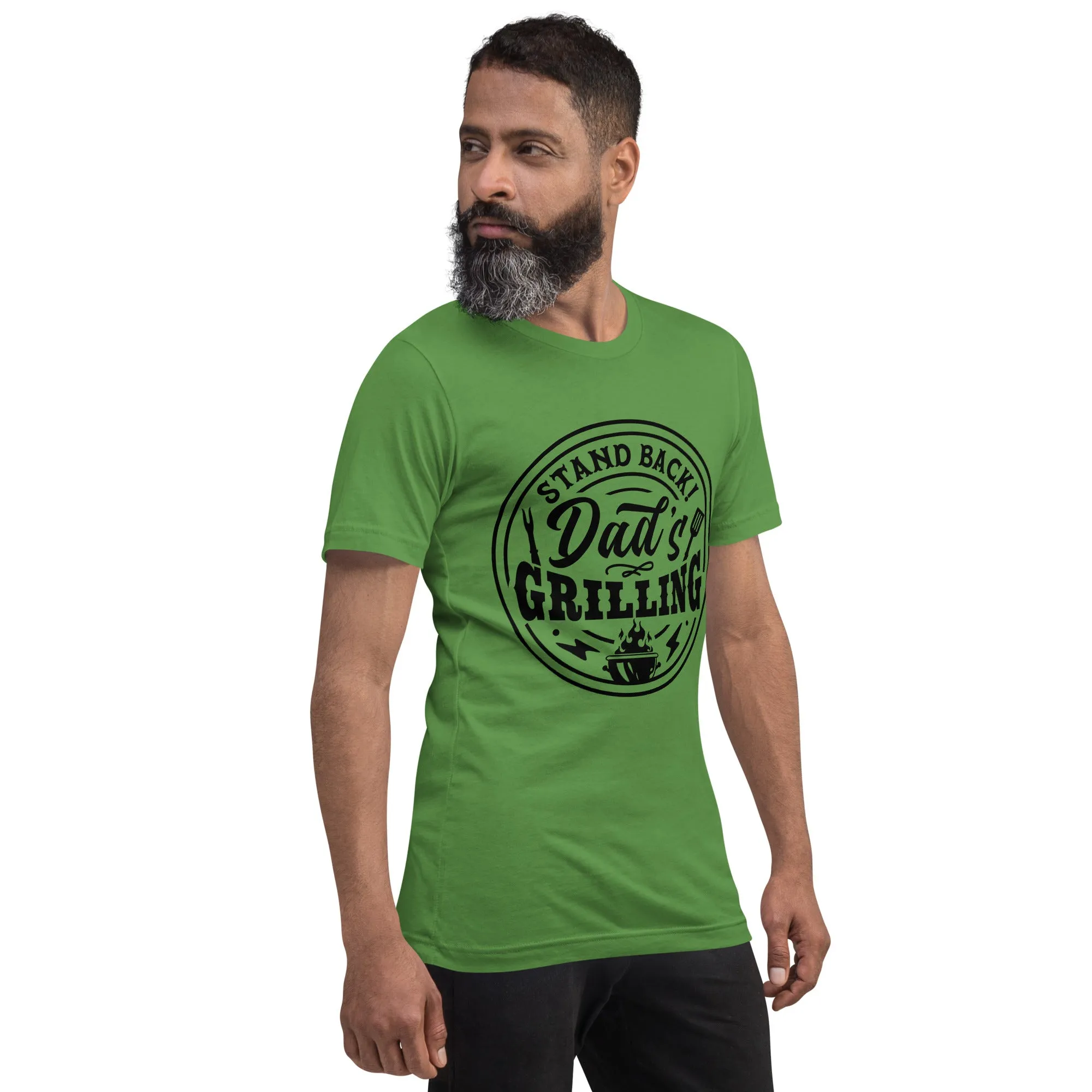 Stand Back, Dad’s Grilling T-Shirt – Funny BBQ Grill Master Tee