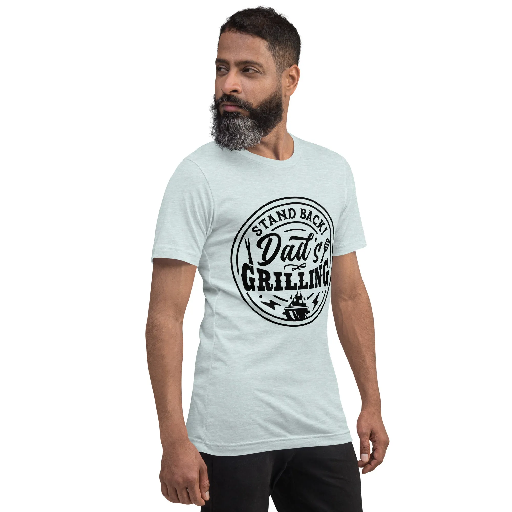 Stand Back, Dad’s Grilling T-Shirt – Funny BBQ Grill Master Tee