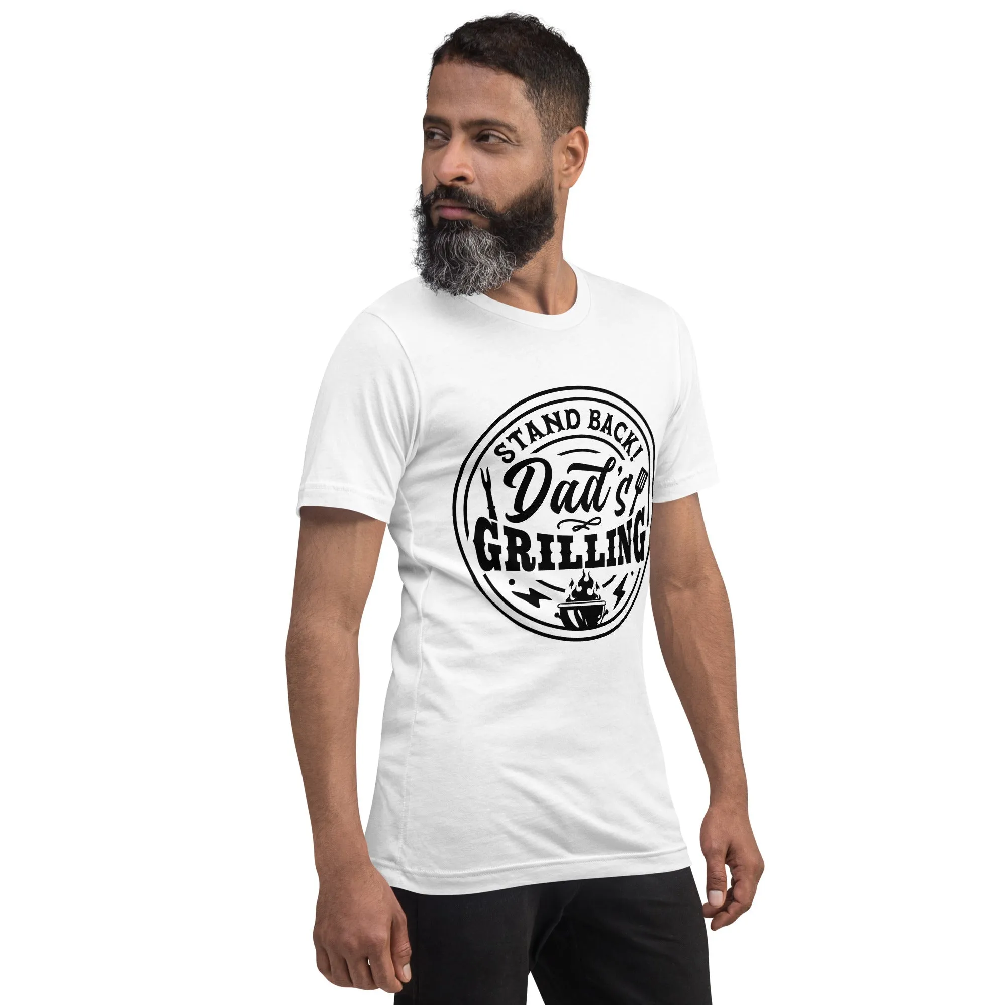 Stand Back, Dad’s Grilling T-Shirt – Funny BBQ Grill Master Tee
