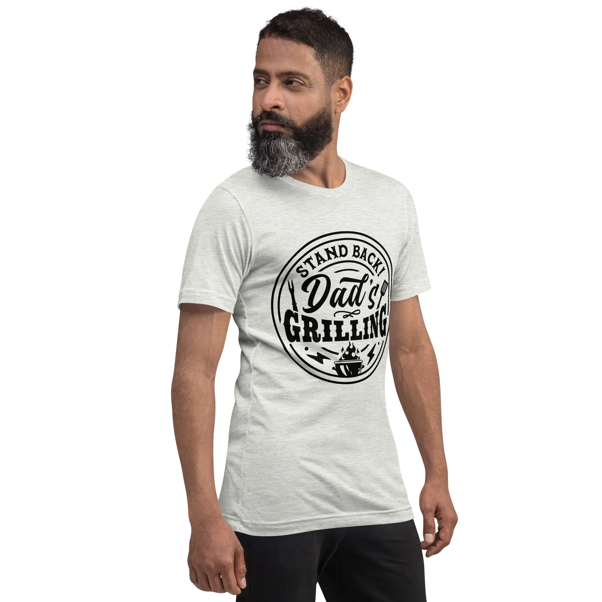 Stand Back, Dad’s Grilling T-Shirt – Funny BBQ Grill Master Tee
