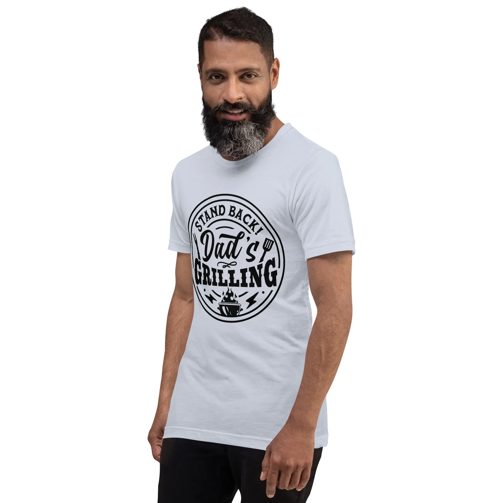 Stand Back, Dad’s Grilling T-Shirt – Funny BBQ Grill Master Tee