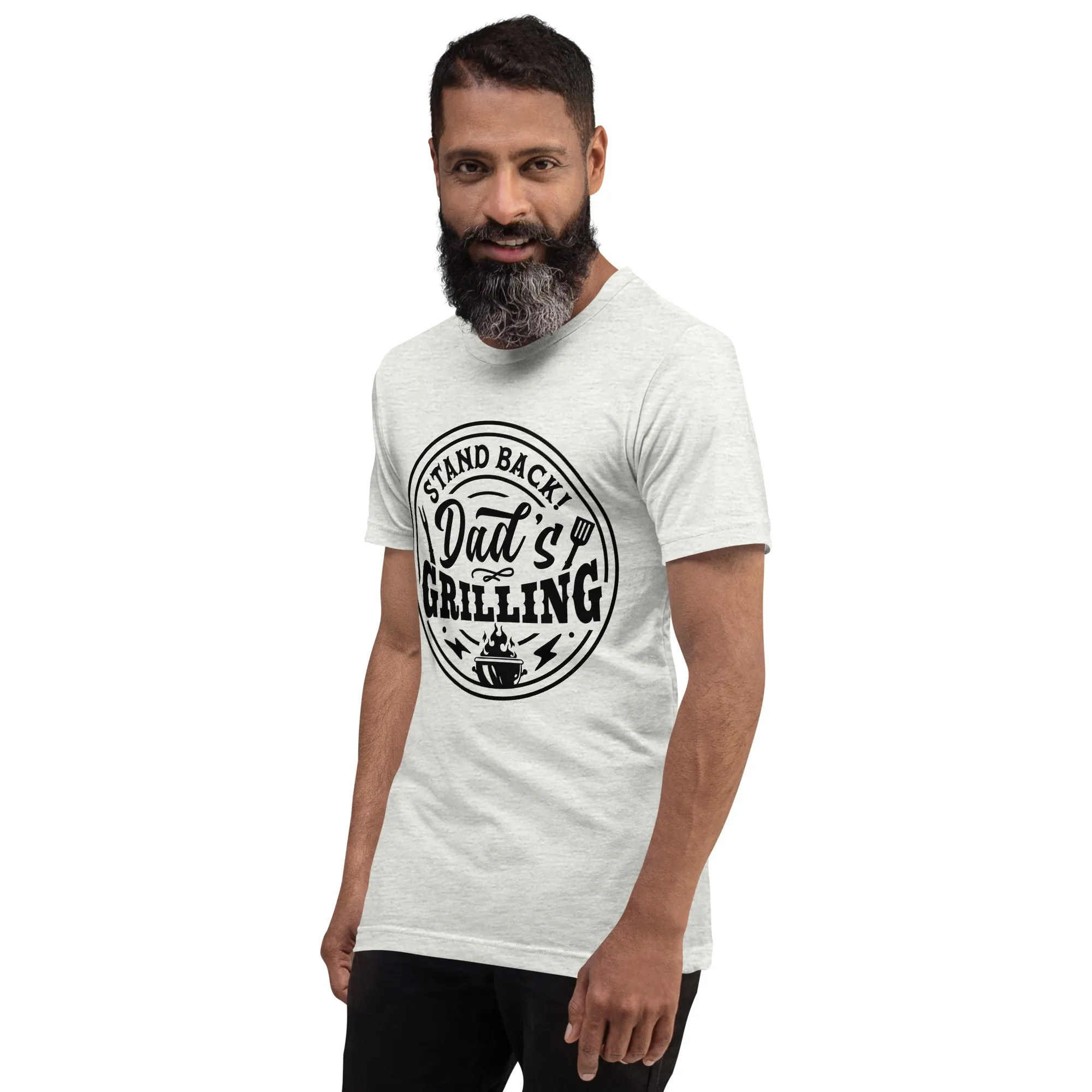 Stand Back, Dad’s Grilling T-Shirt – Funny BBQ Grill Master Tee