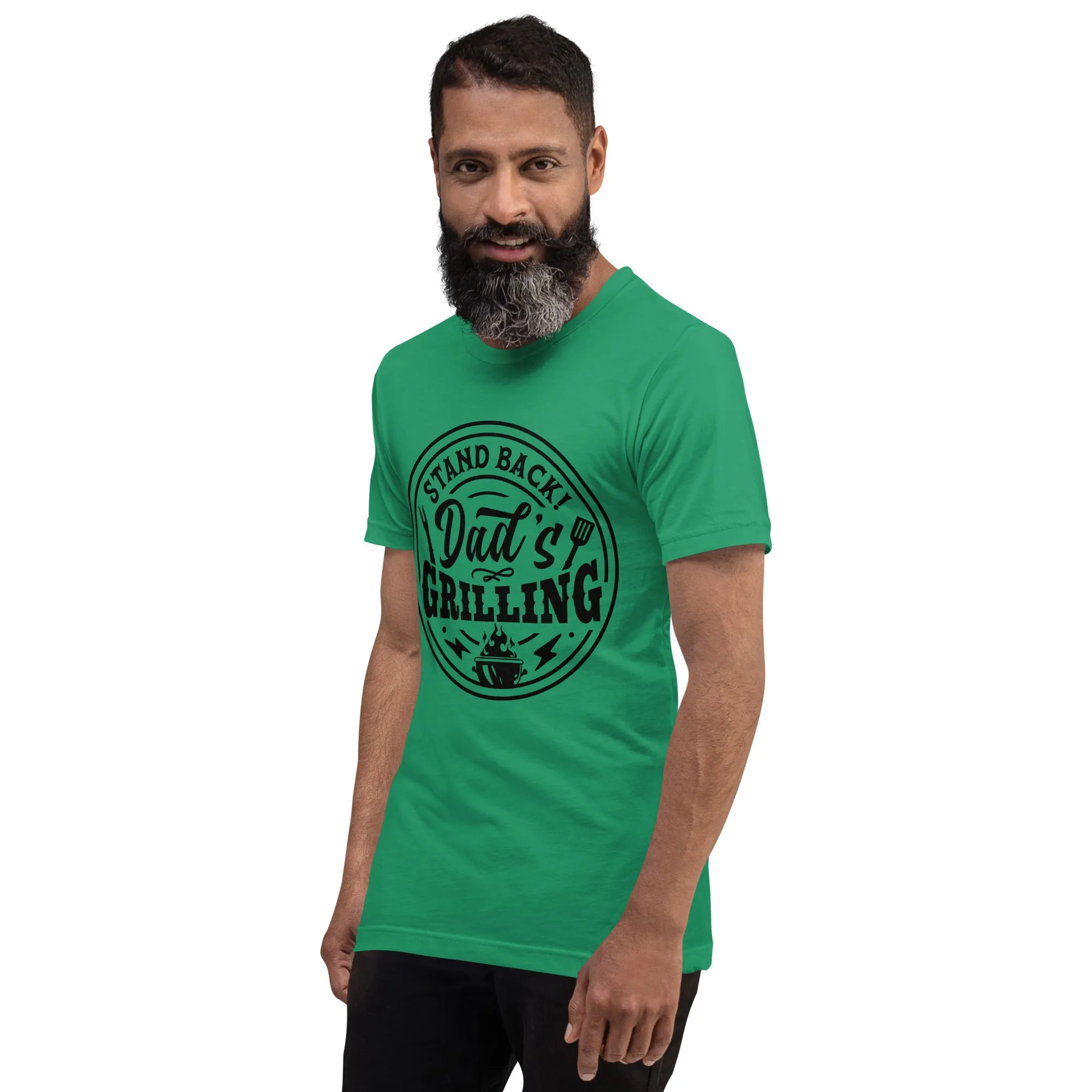 Stand Back, Dad’s Grilling T-Shirt – Funny BBQ Grill Master Tee