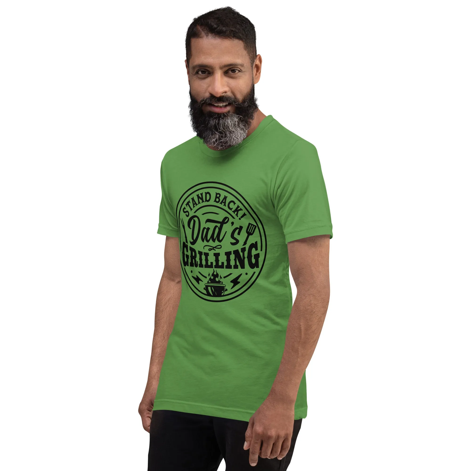 Stand Back, Dad’s Grilling T-Shirt – Funny BBQ Grill Master Tee