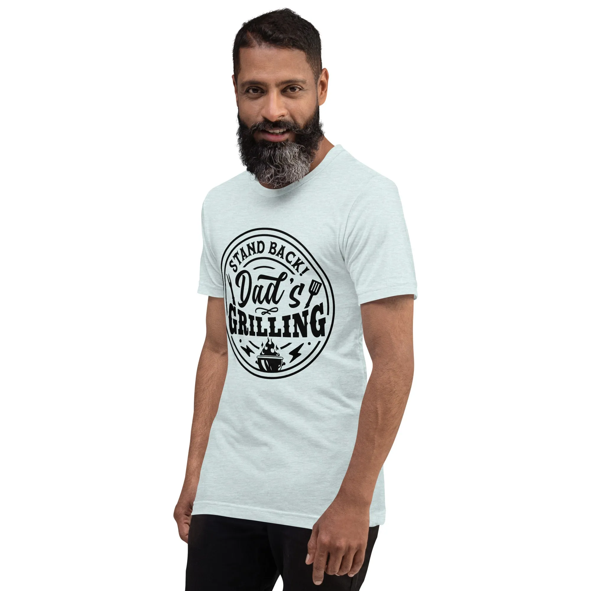 Stand Back, Dad’s Grilling T-Shirt – Funny BBQ Grill Master Tee