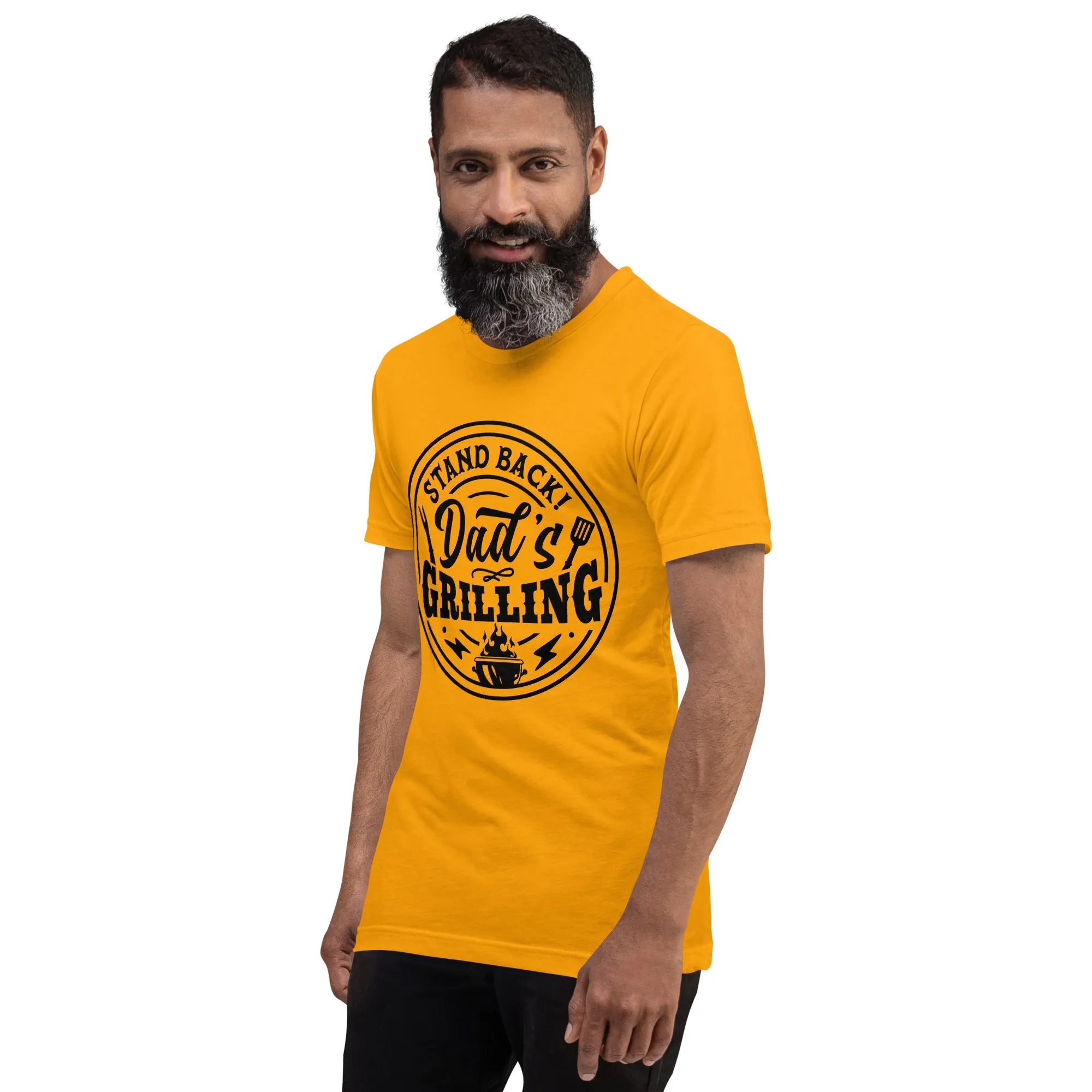 Stand Back, Dad’s Grilling T-Shirt – Funny BBQ Grill Master Tee