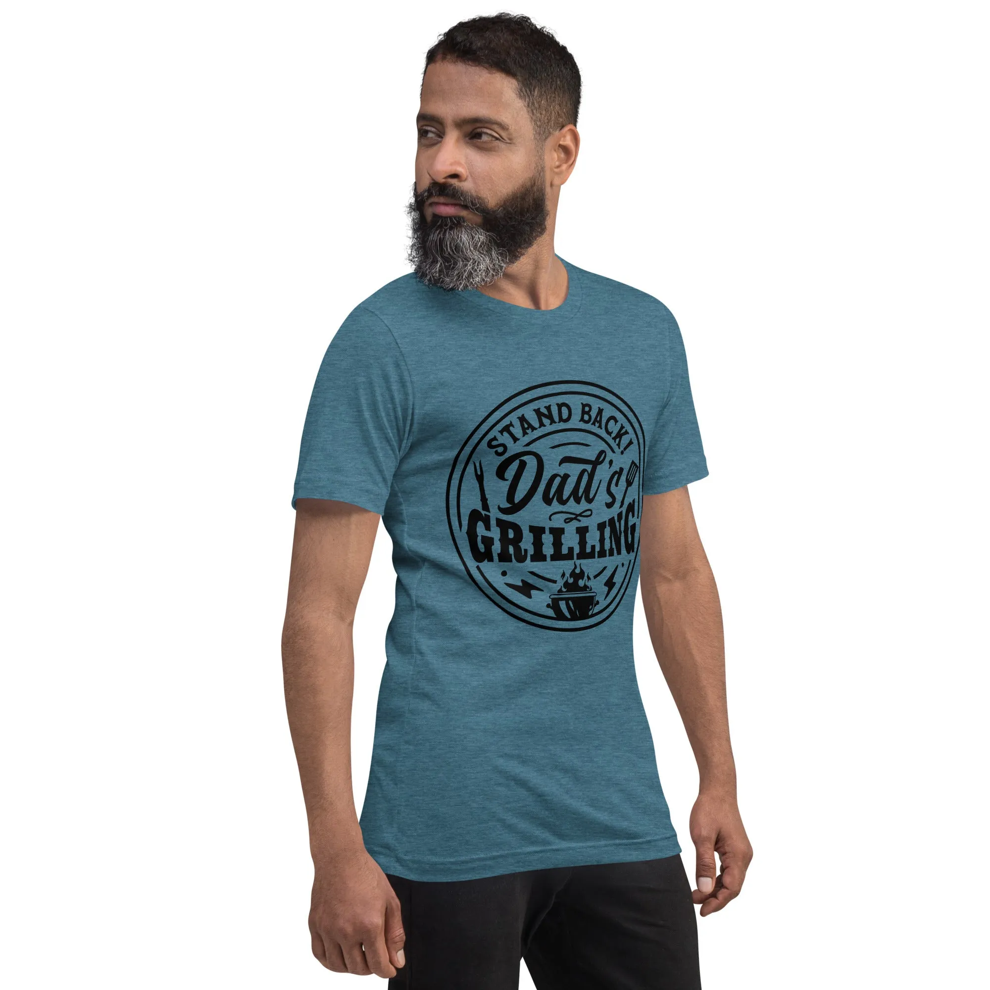 Stand Back, Dad’s Grilling T-Shirt – Funny BBQ Grill Master Tee