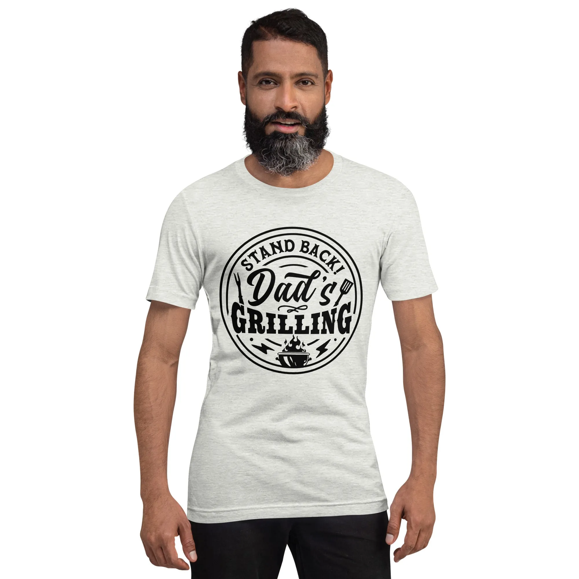 Stand Back, Dad’s Grilling T-Shirt – Funny BBQ Grill Master Tee